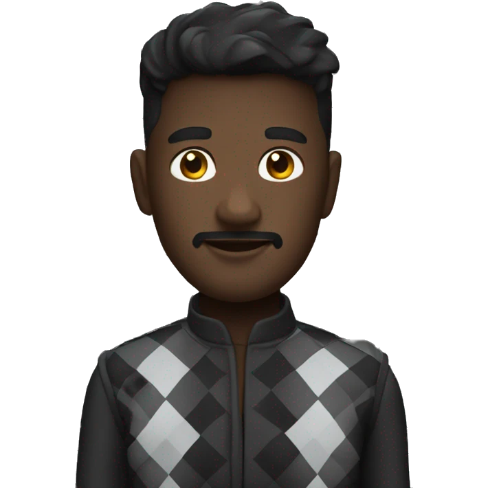 Black Tesla Plaid emoji