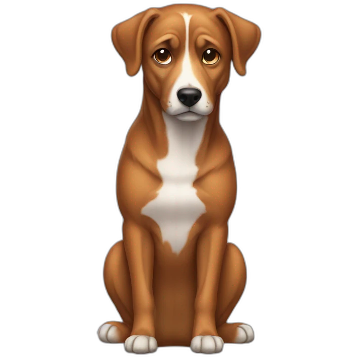 judging dog emoji