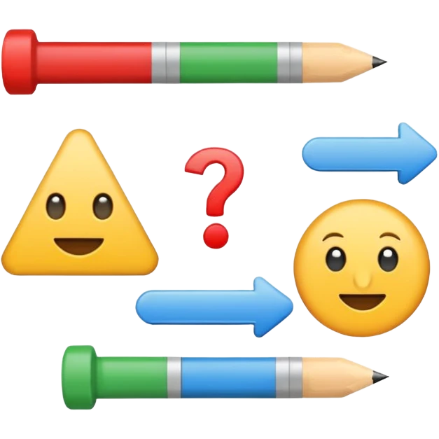 50/50 question emoji