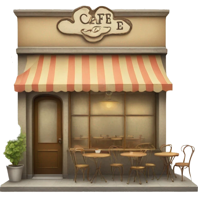 vintage cafe  emoji