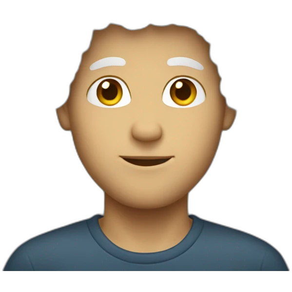 White man with Afro hair emoji