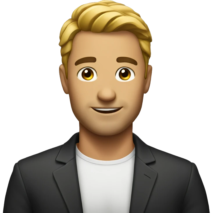 Handsome man  emoji