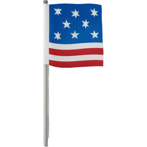 1 Chicago flag emoji