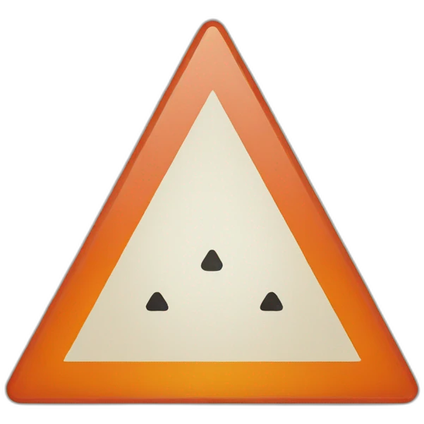 warning triangle emoji