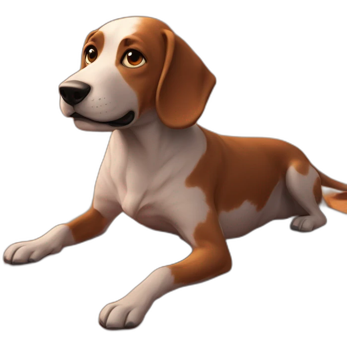 Dog on mars, hd, dramatic lighting, detailed emoji