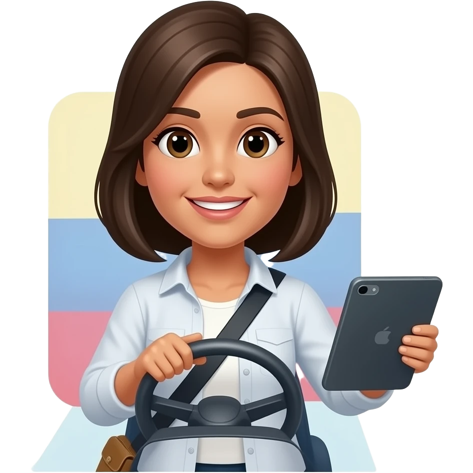 Lorena drives home to Bogota emoji
