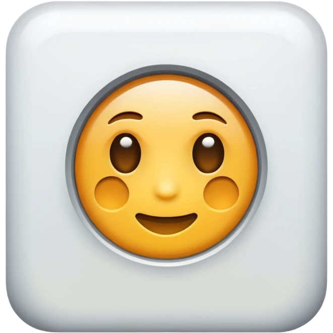 blue backround with a white sqware in the middle emoji