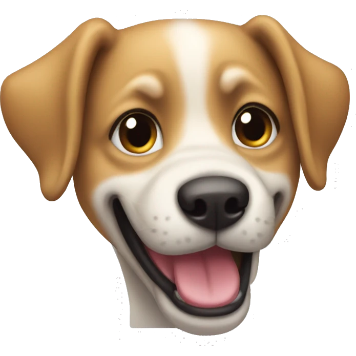 Perro feliz emoji