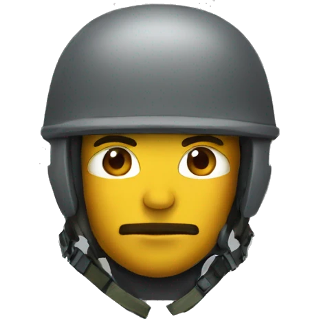 helmet soldier emoji