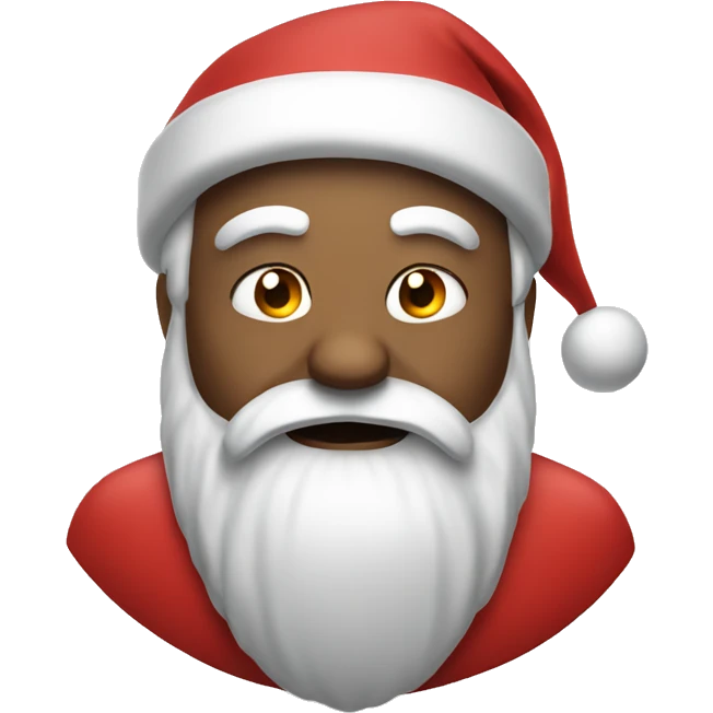 mean santa emoji