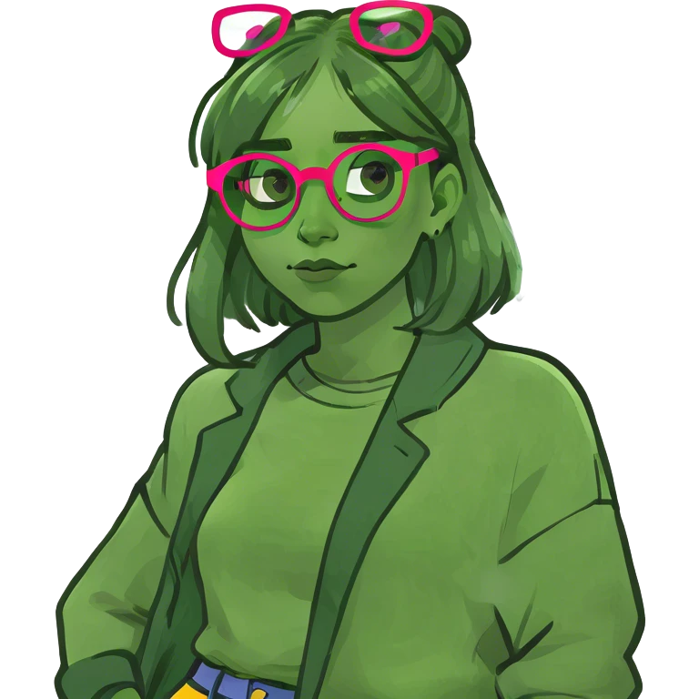 cringe girl emoji