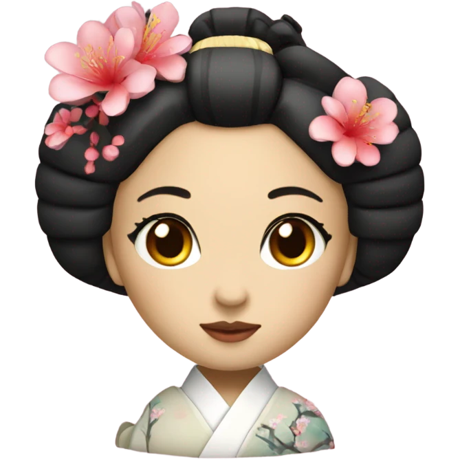 beautiful geisha girl emoji