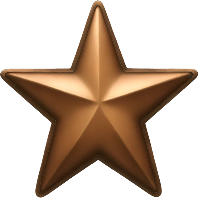 bronze star emoji