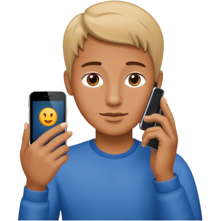 mobile user emoji