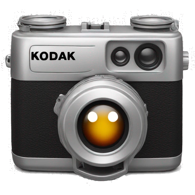 kodak film camera silver emoji