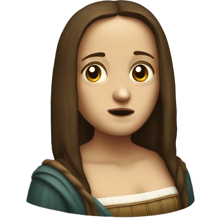 MonaLisa crying emoji