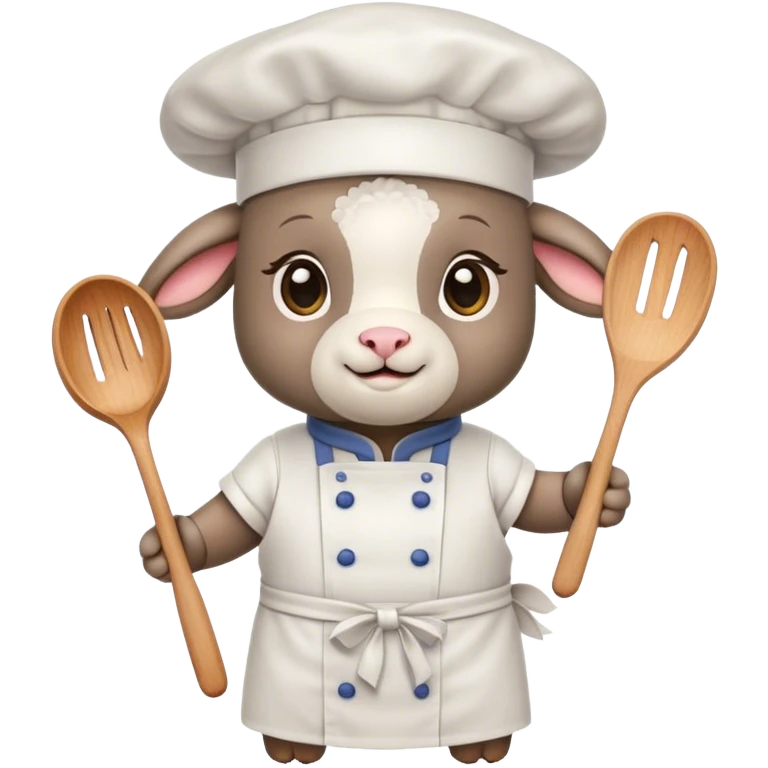 Lamb as a cook emoji