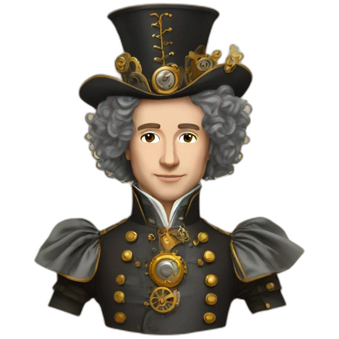 louis XIV style steampunk emoji