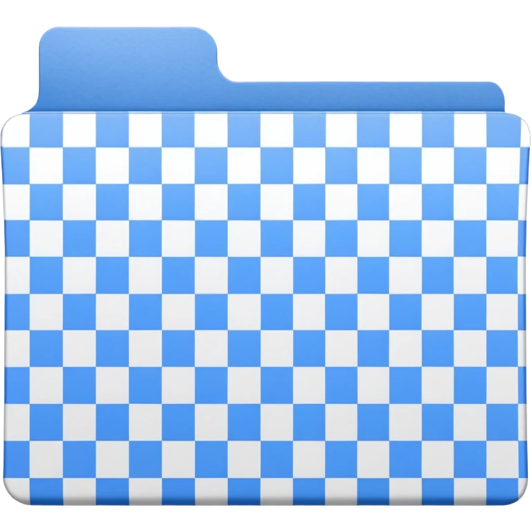  file folder with gingham pattern  emoji