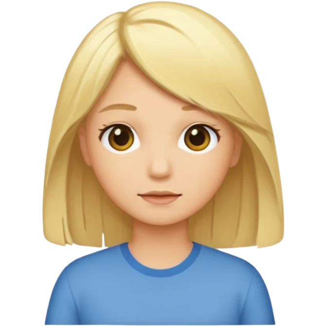 🙂 Give this sticker some blonde hair. emoji