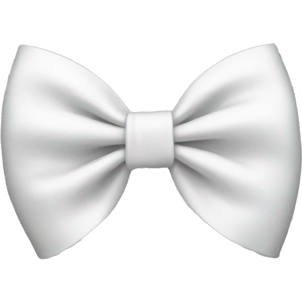 white bow emoji