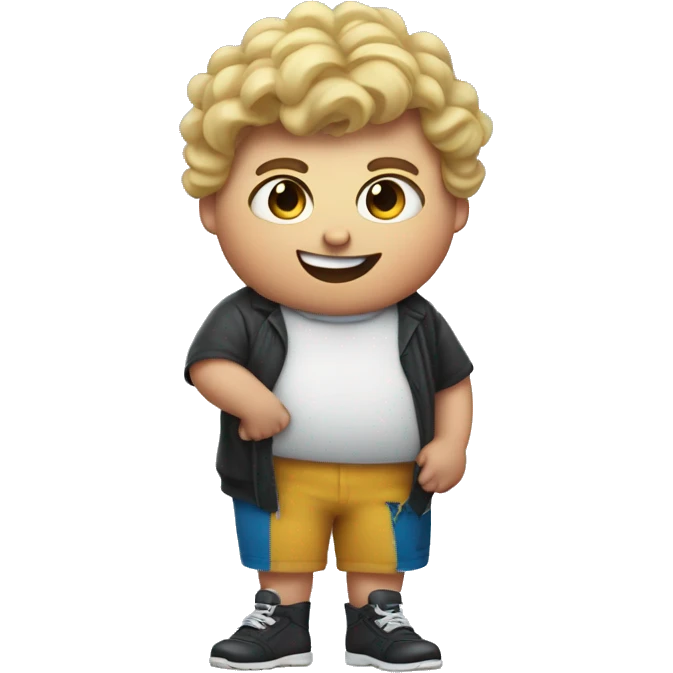 The fat rizzler kid from tik tok emoji