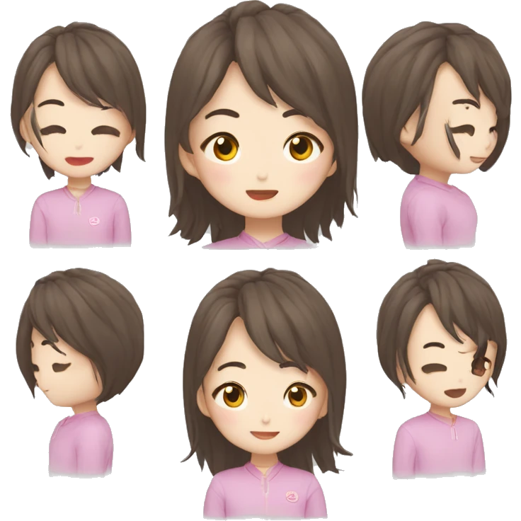 귀여운 여자 움직이는 이미지 emoji