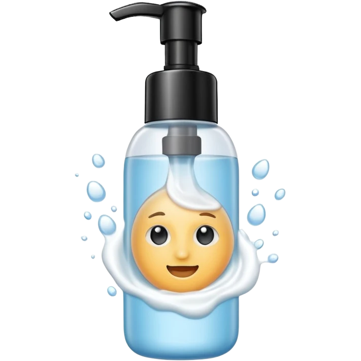 skin care facial cleanser emoji