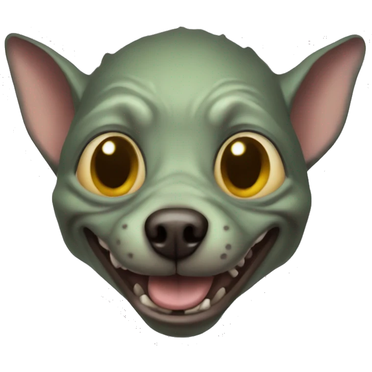 Goblin dog emoji