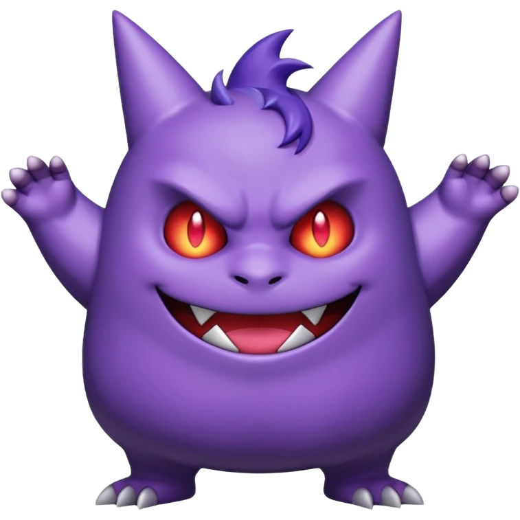 Gengar(full body) emoji