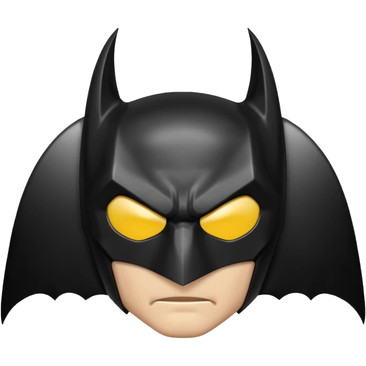 Batman logo Full black emoji