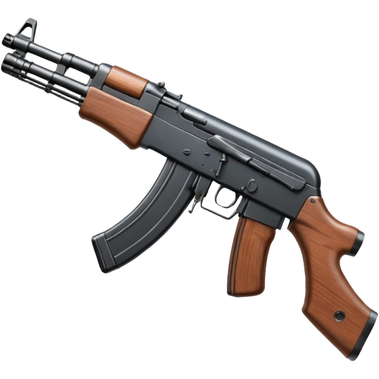 an ak47 with no stock emoji