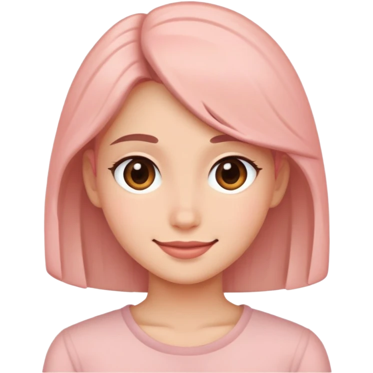 Shy smile and blush emoji