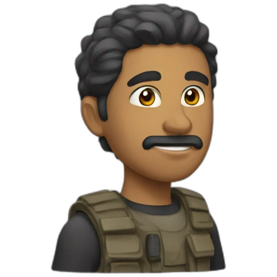 رجل يحمل كتانا emoji