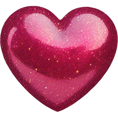Heart with glitter  emoji