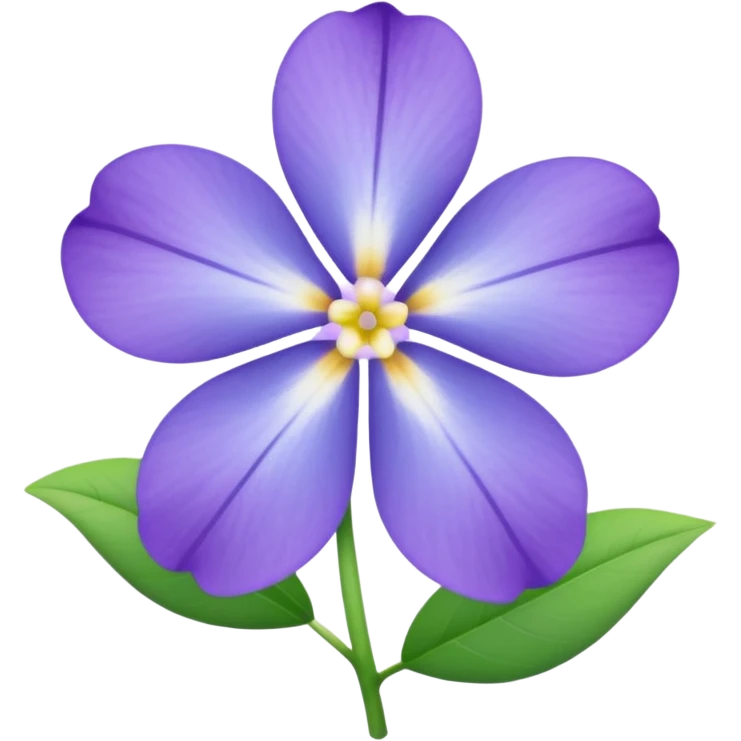 flower periwinkle emoji