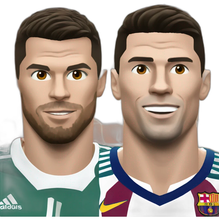 Cristiano Ronaldo beat messi emoji