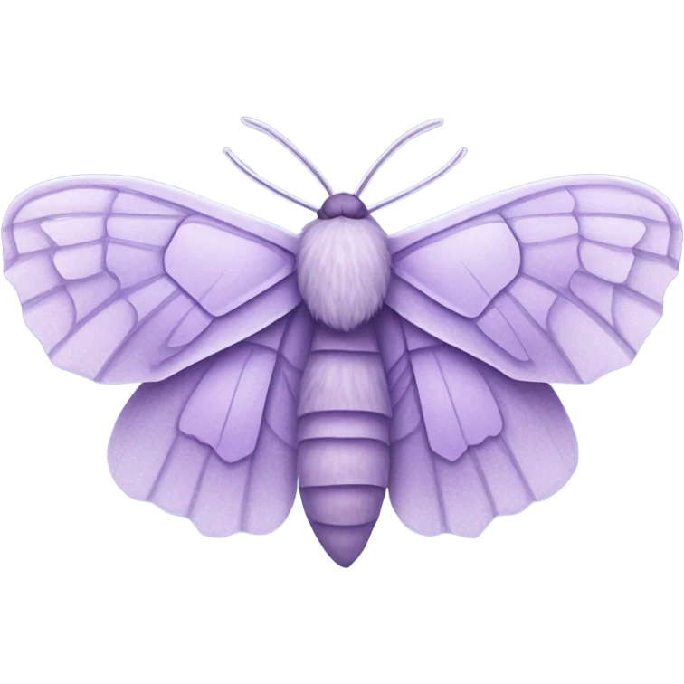 singular lilac moth emoji