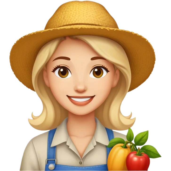 Agricultrice qui dit « yes » emoji