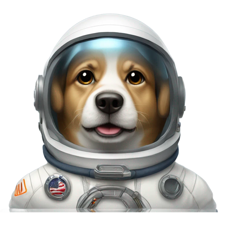 astronaut dog emoji