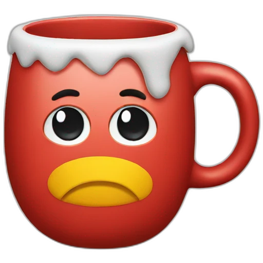christmas red mug emoji