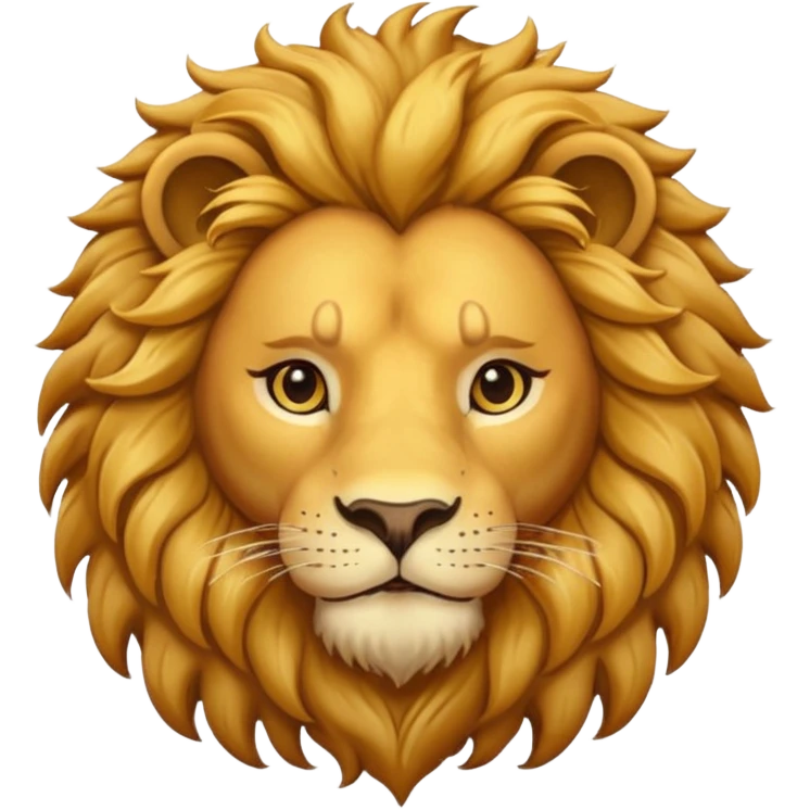 lion face emoji
