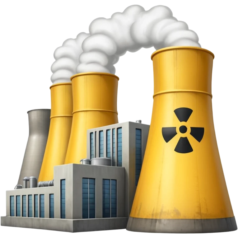 realistic nuclear power plant emoji