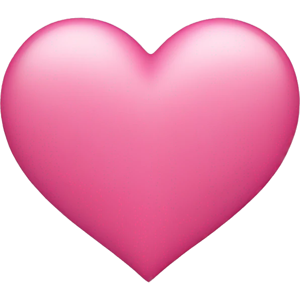 Pink heart emoji
