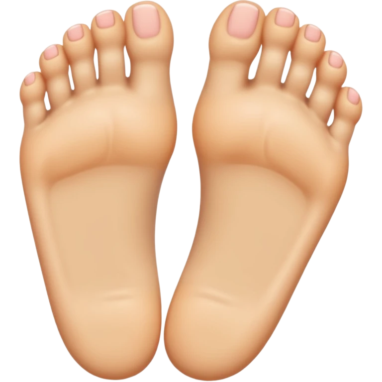 foot with all toes down exept middle emoji