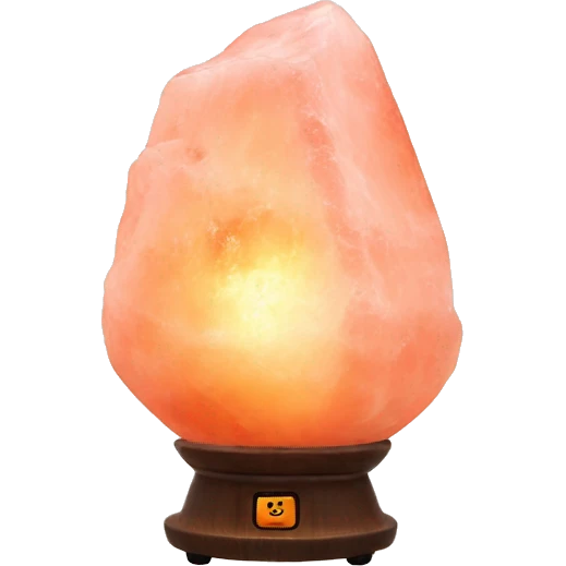 Pink Himalayan salt lamp emoji