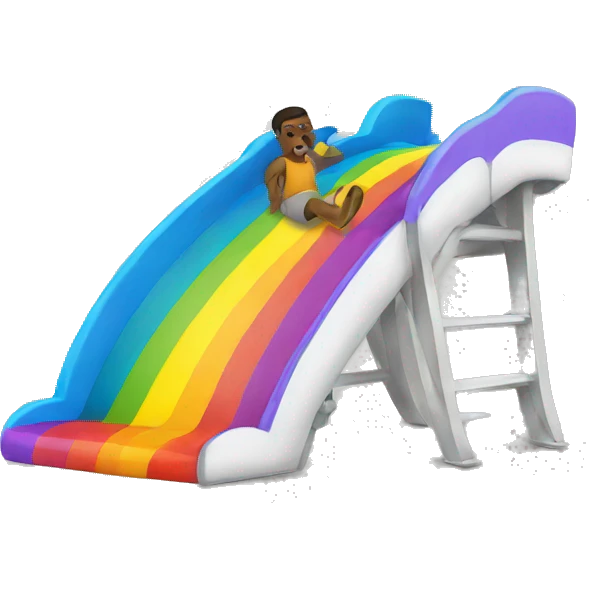 rainbow Slide emoji