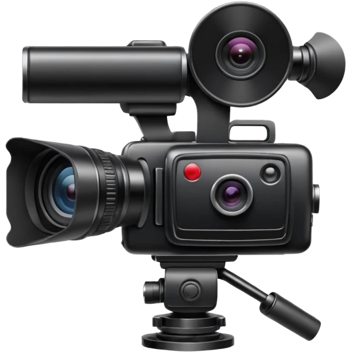 Video camera with elements 1-2 of others emoji emoji