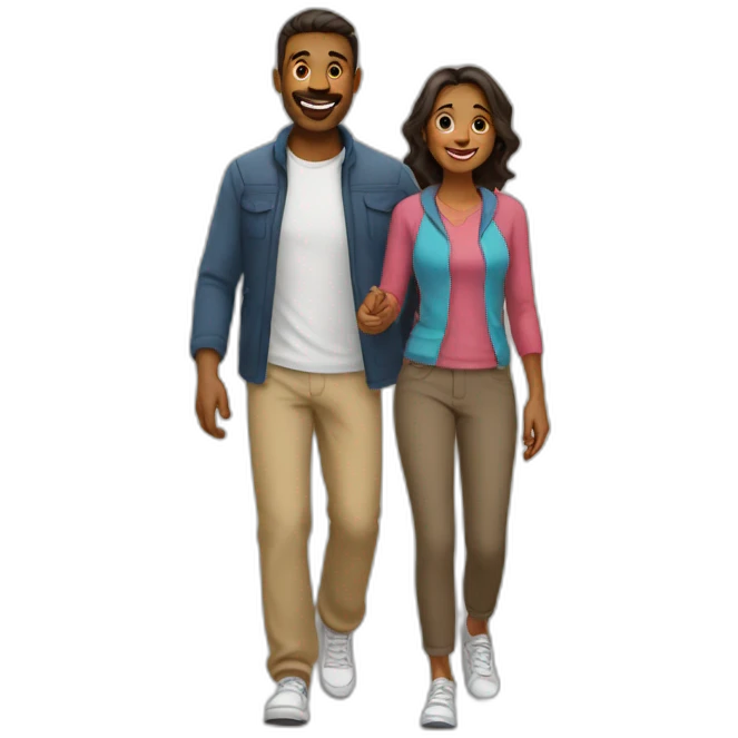 together family walk emoji