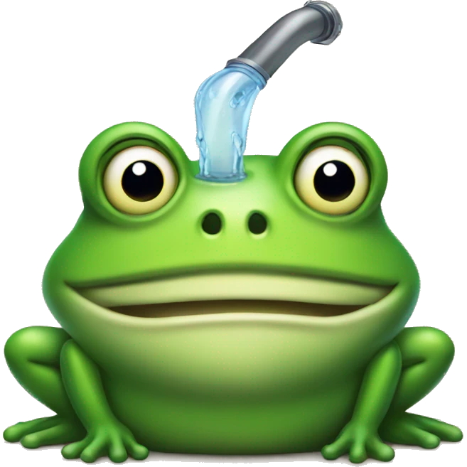 Frog pump emoji